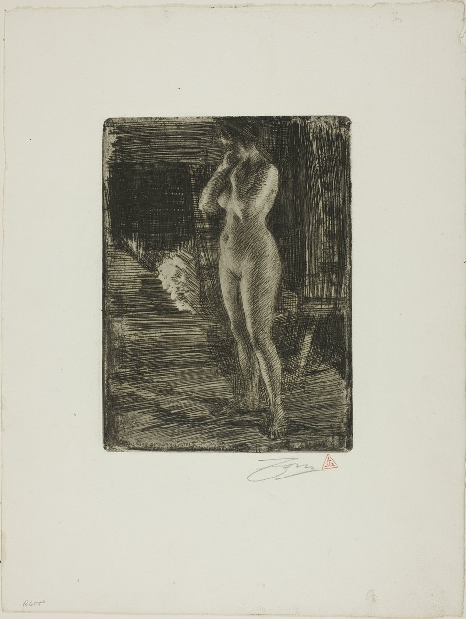 The First Pose by Anders Leonard Zorn