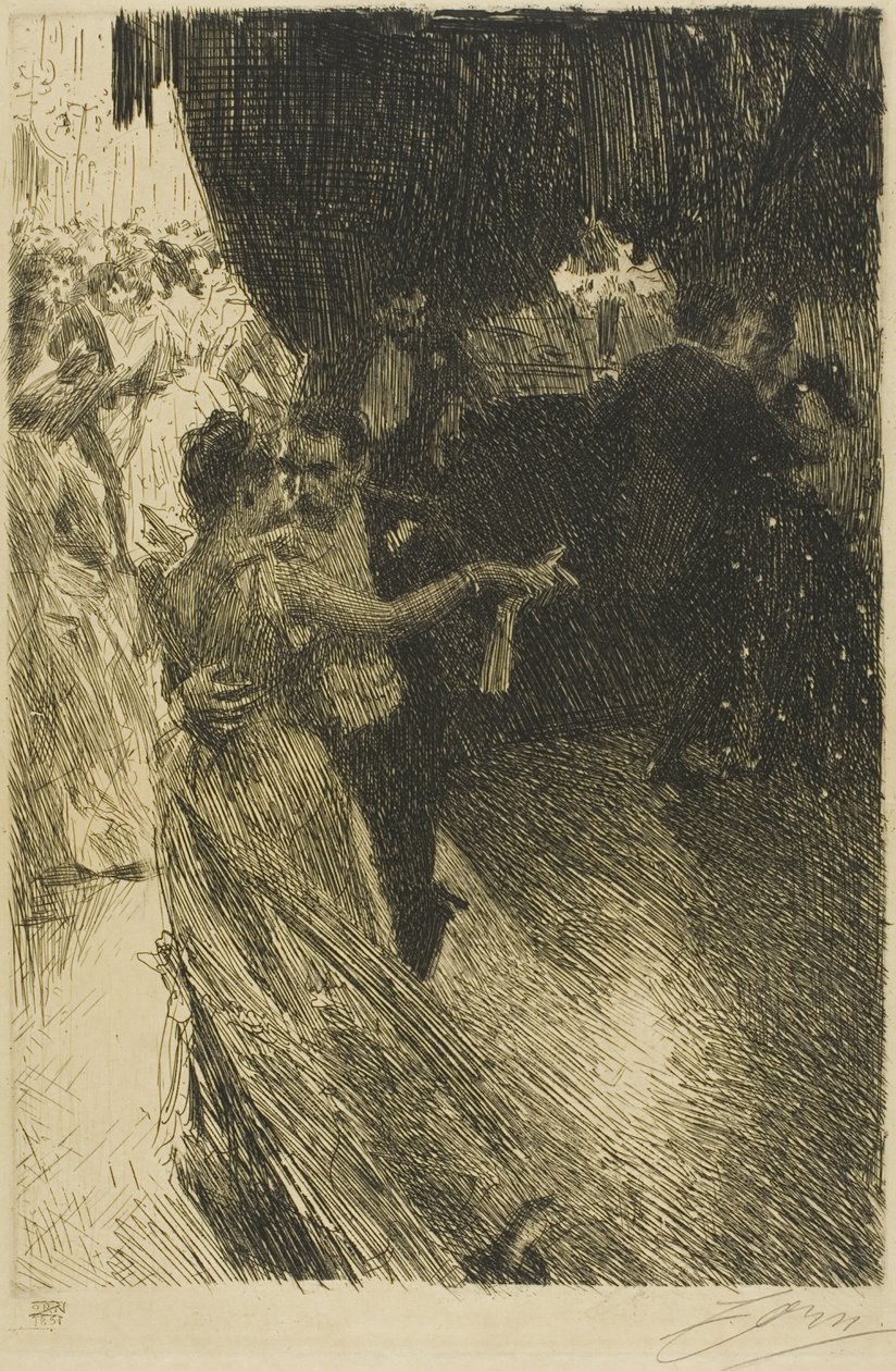 The Waltz by Anders Leonard Zorn