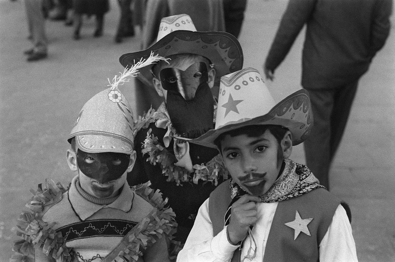 Children in Mask, Crotone by Ando Gilardi