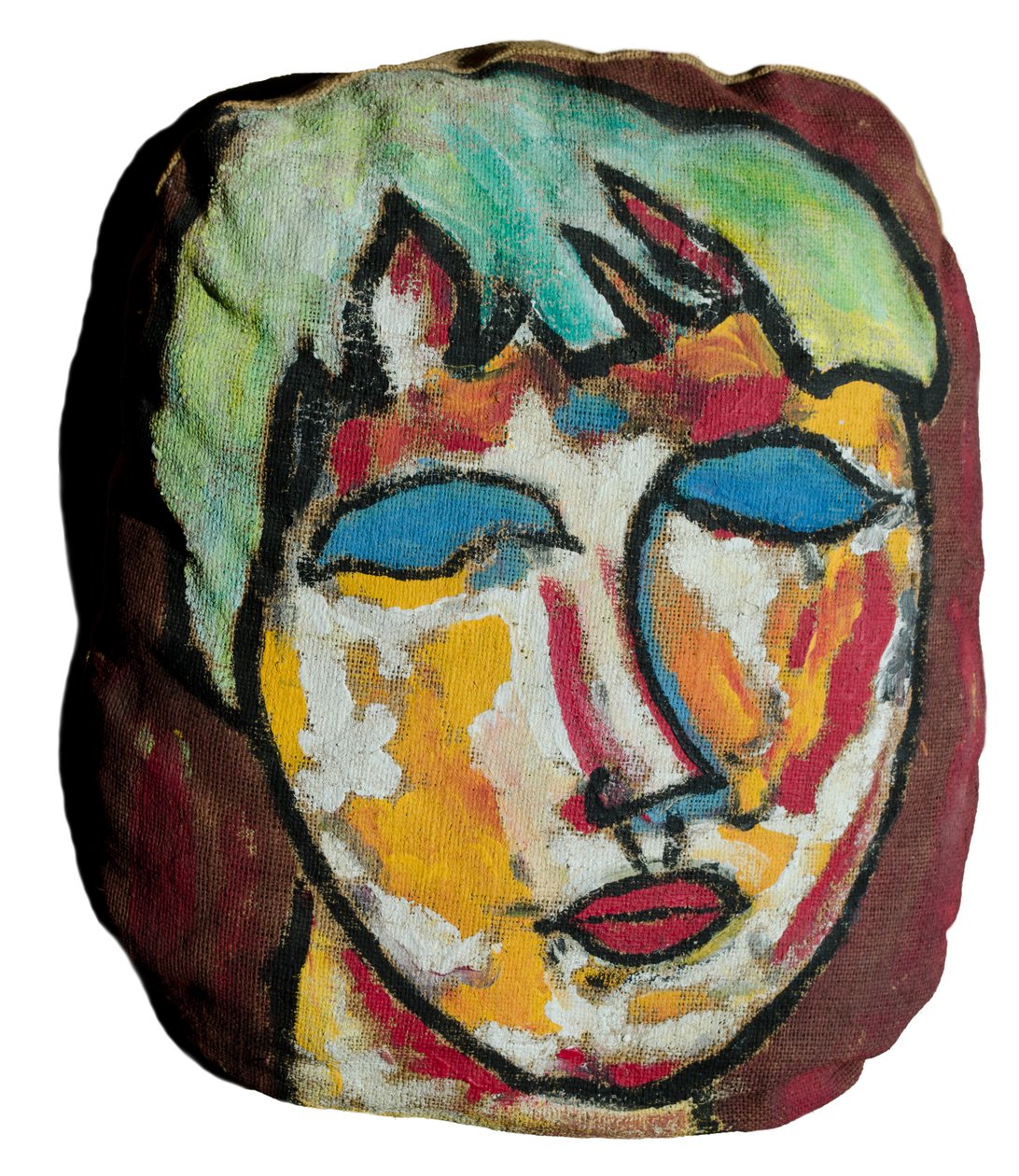Outrage to Modigliani - Blue Eyed Girl by Ando Gilardi