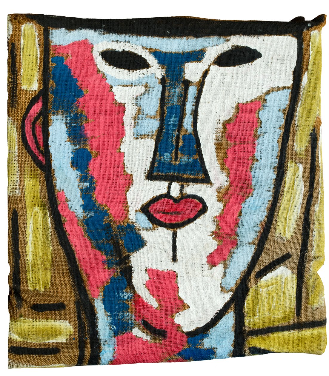 Outrage to Modigliani - Female Face by Ando Gilardi
