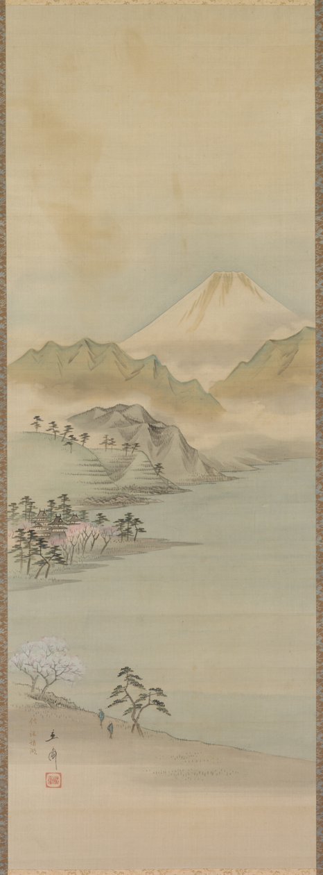 Lake Suwa, 19th century by Ando Hiroshige
