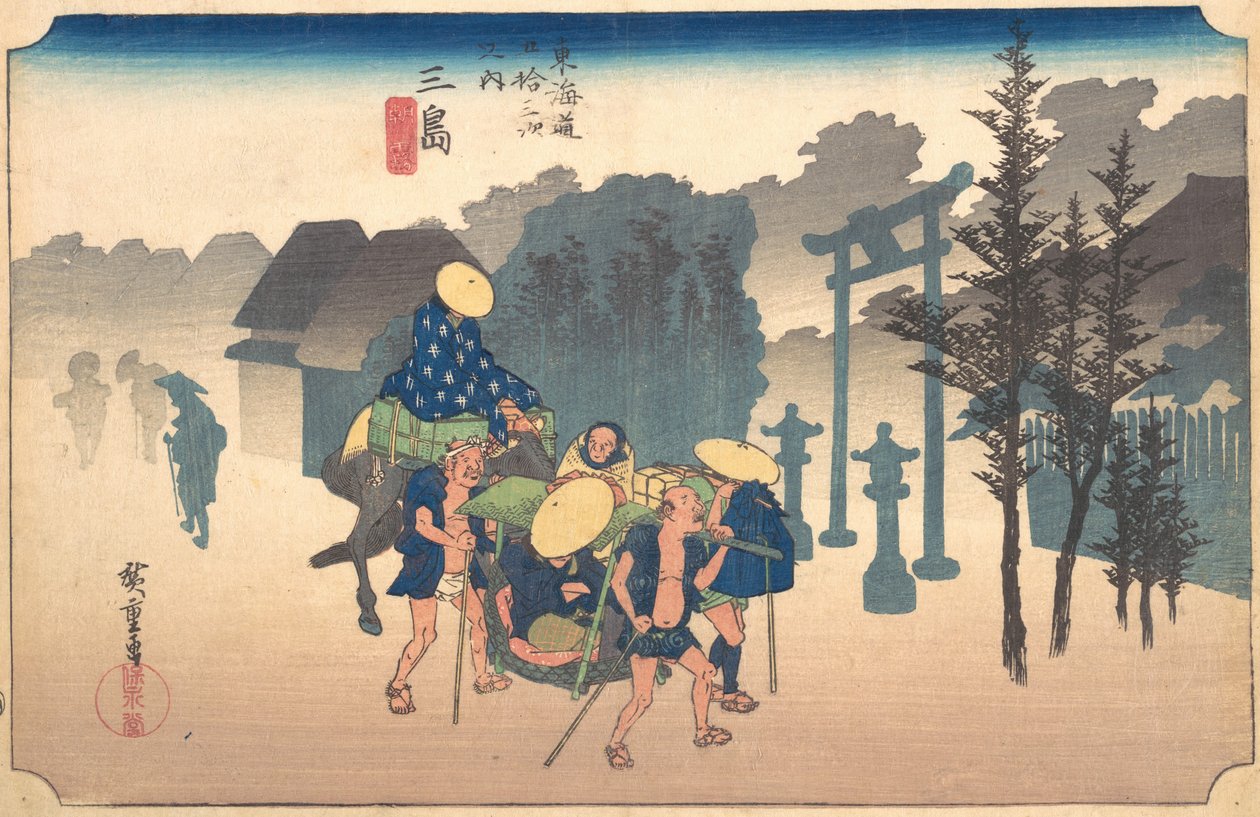 Morning Mist, 19th Century by Ando Hiroshige