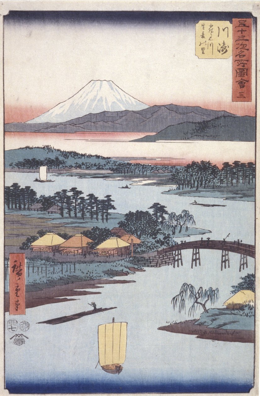 Kawasaki by Ando or Utagawa Hiroshige
