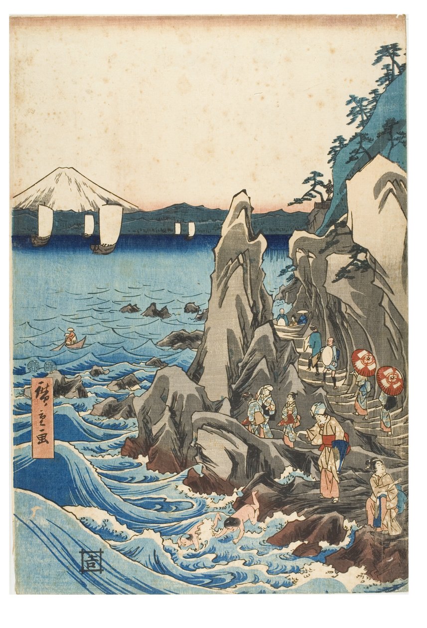 Pilgrimage to the exhibition of the Benzaiten statue in the main shrine ...