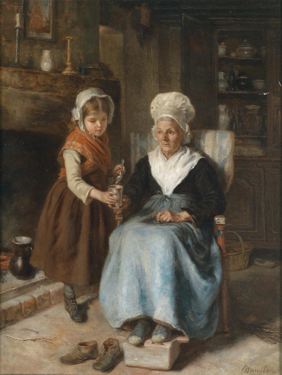 Visit to the Grandmother by André Henri Dargelas