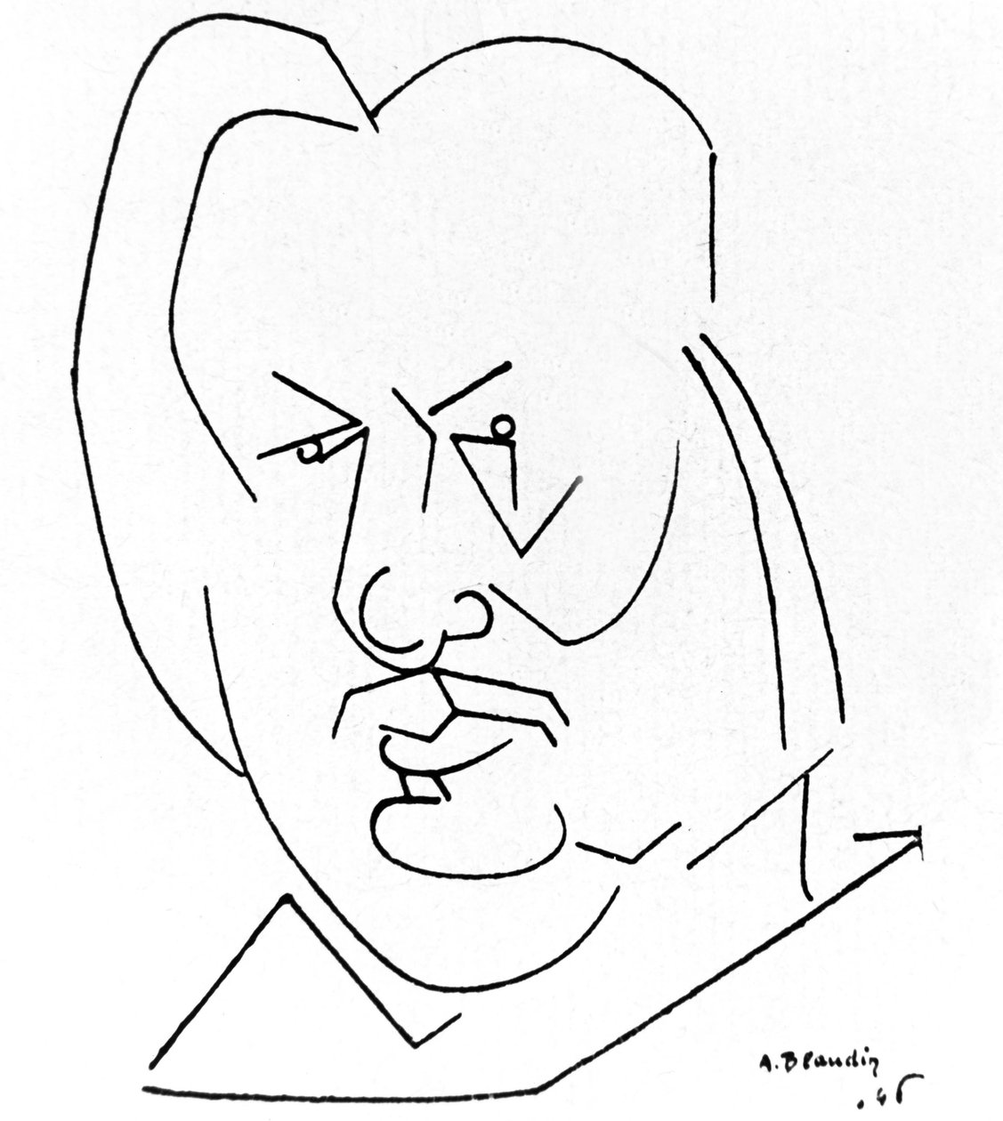 Honore de Balzac by André Blandin