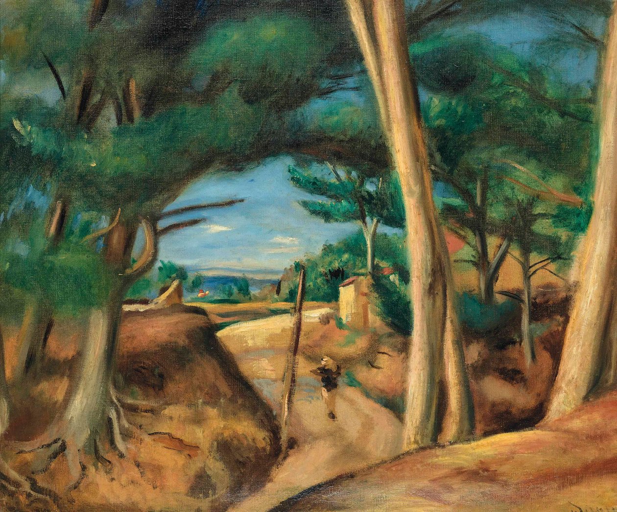 Animated Path at Lecques by Andre Derain