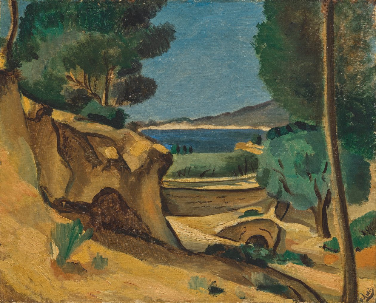 Landscape near La Ciotat by Andre Derain