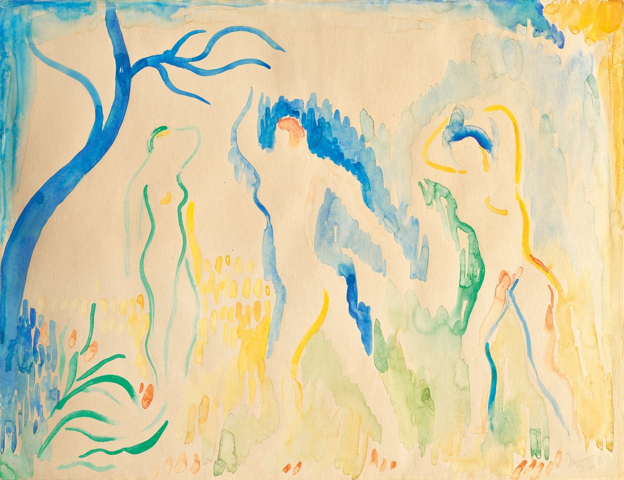 Three Bathers by Andre Derain