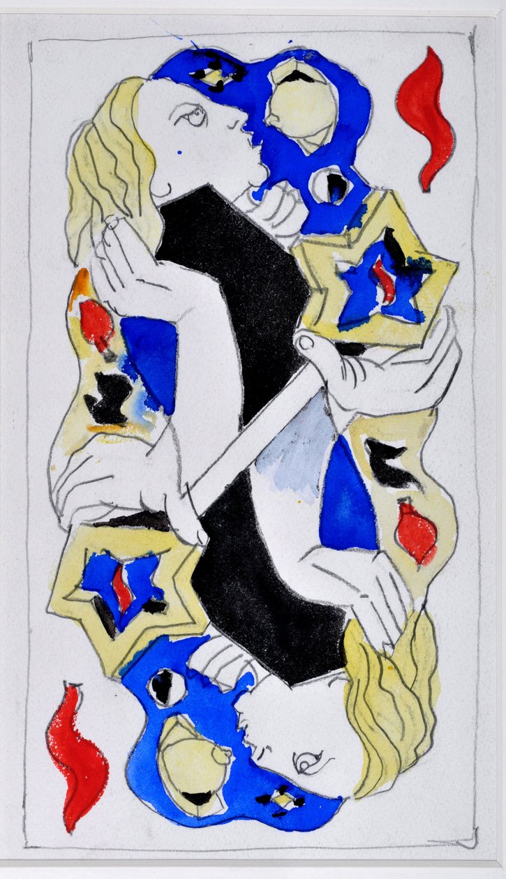 The Game of Marseille: Novalis, Mage of Love - Flame by André Masson