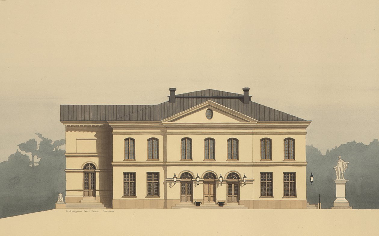 Court Theatre, Drottningholm, Stockholm, Sweden by Andras Kaldor