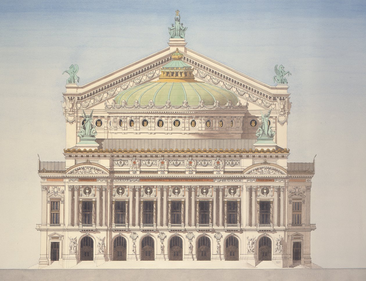Opera Garnier by Andras Kaldor