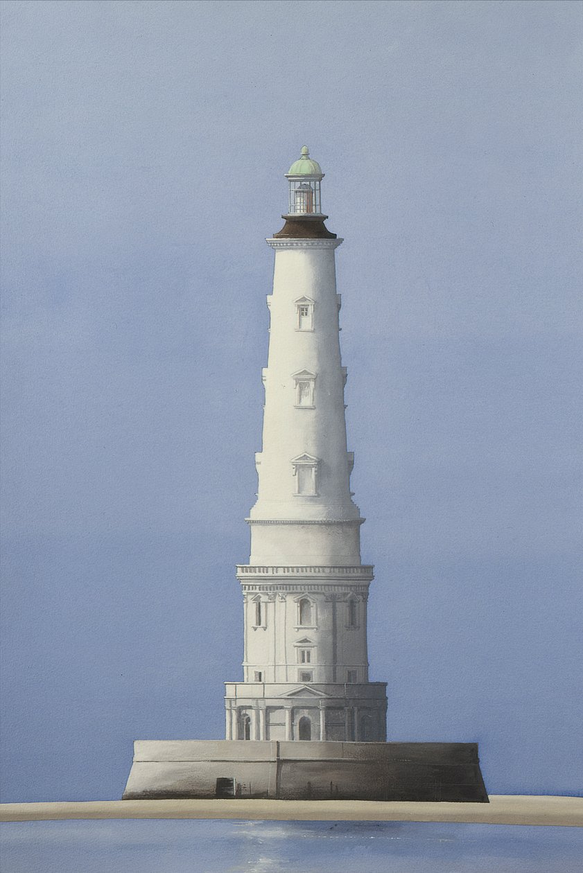 Corduan Lighthouse, Pointe de Grave, Gironde, France by Andras Kaldor