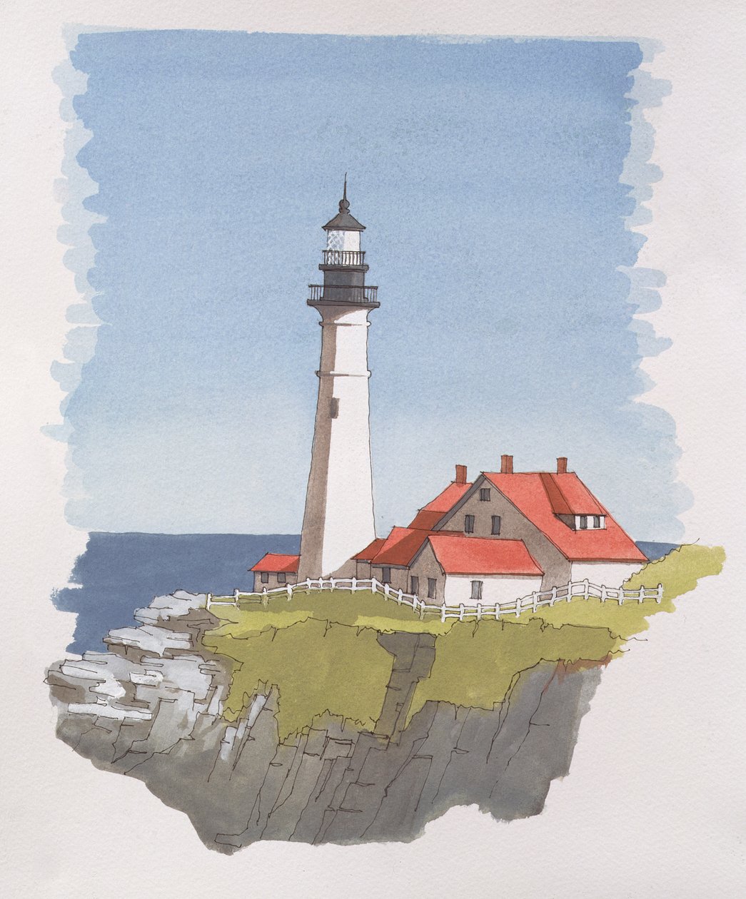 Portland Head Lighthouse, Maine, USA by Andras Kaldor