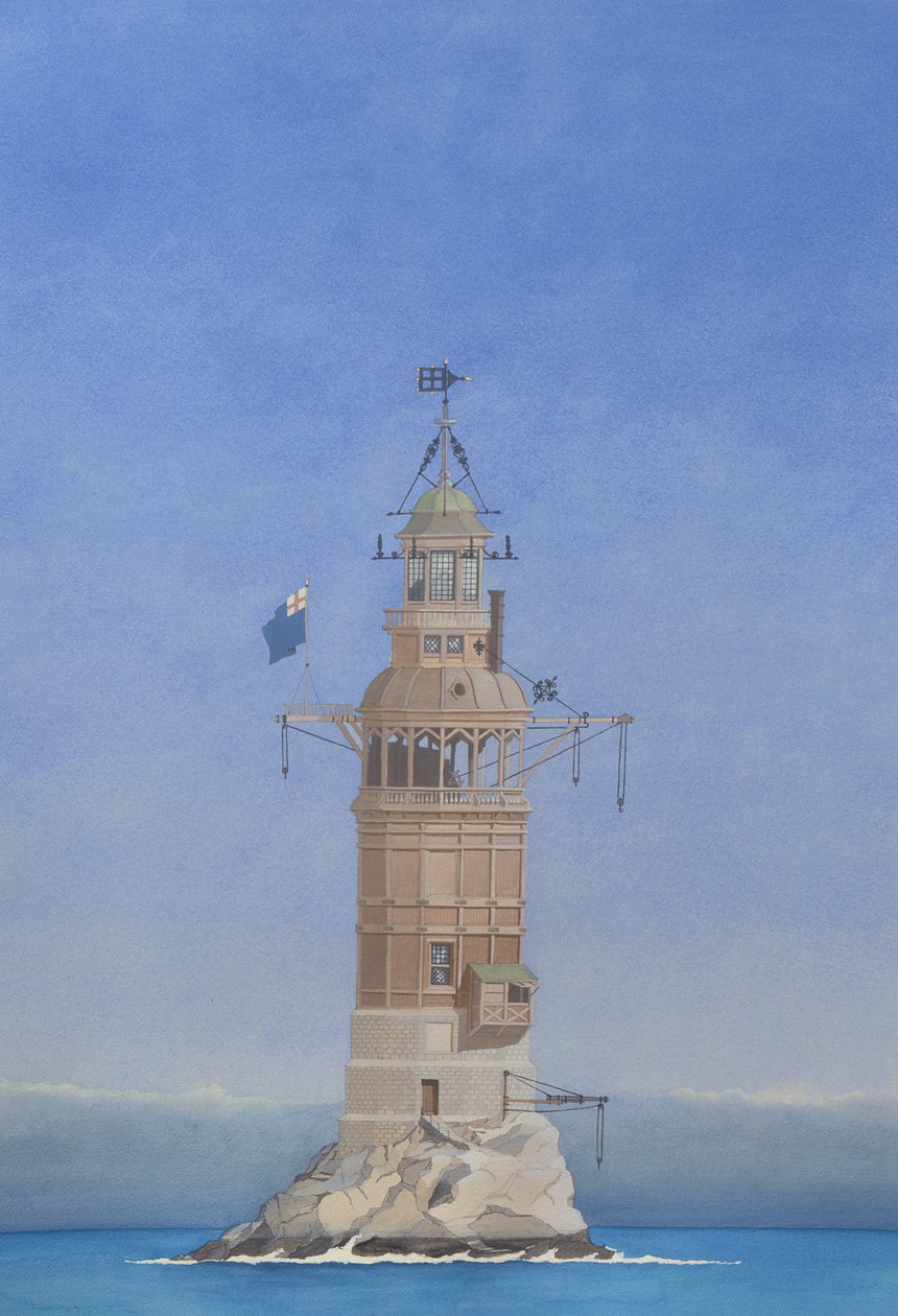 The Second Eddystone Light, Plymouth by Andras Kaldor