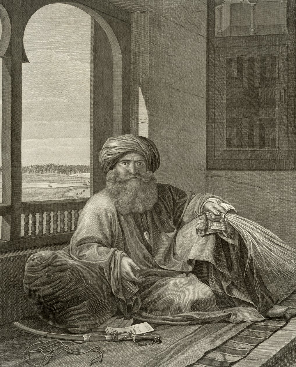 Mourad Bey, from Volume II Costumes and Portraits of 