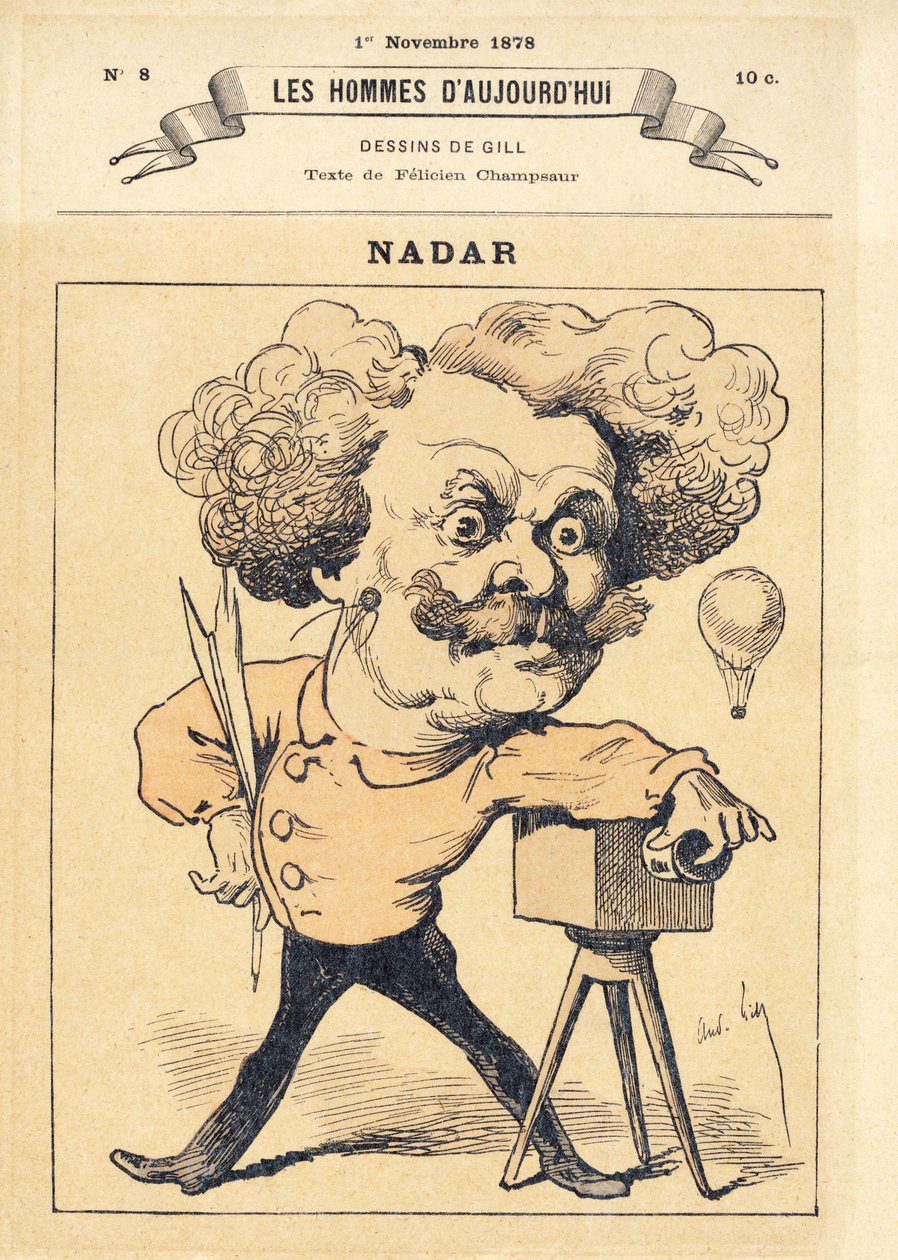 Nadar, pub. 1878 by Andre Gill