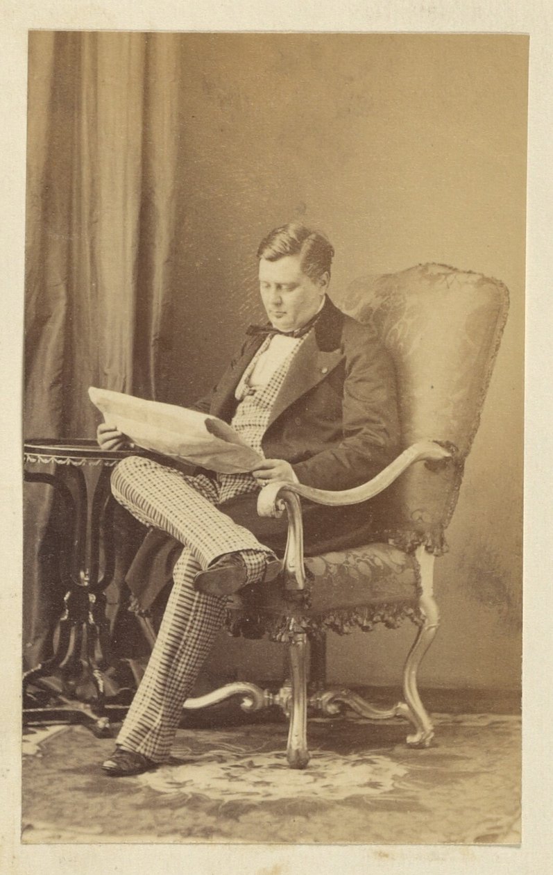 Alexandre Florian Joseph, Count Colonna-Walewski by Andre Adolphe Eugene Disderi