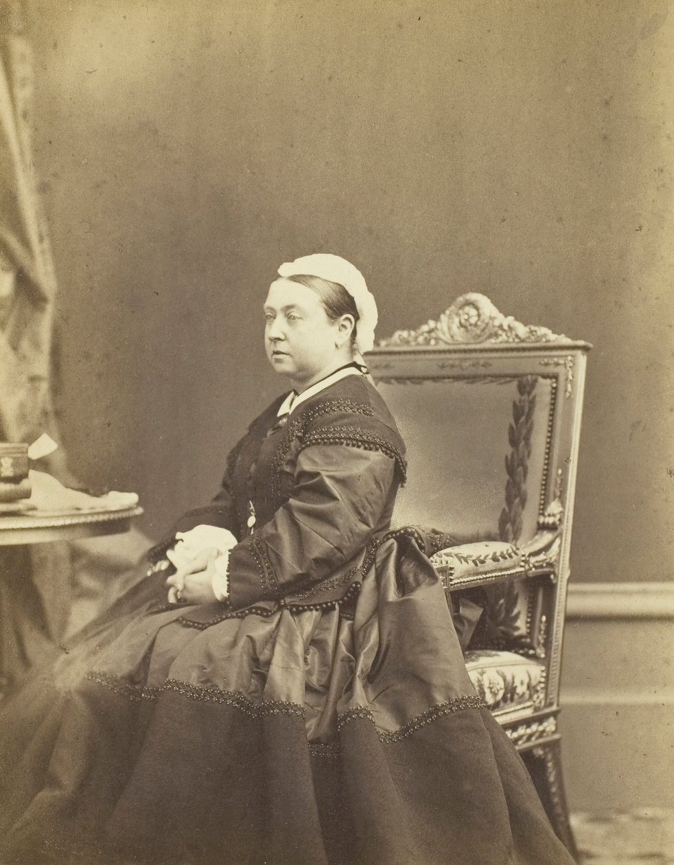 Her Majesty, Queen Victoria, December 1866 by Andre Adolphe Eugene Disderi