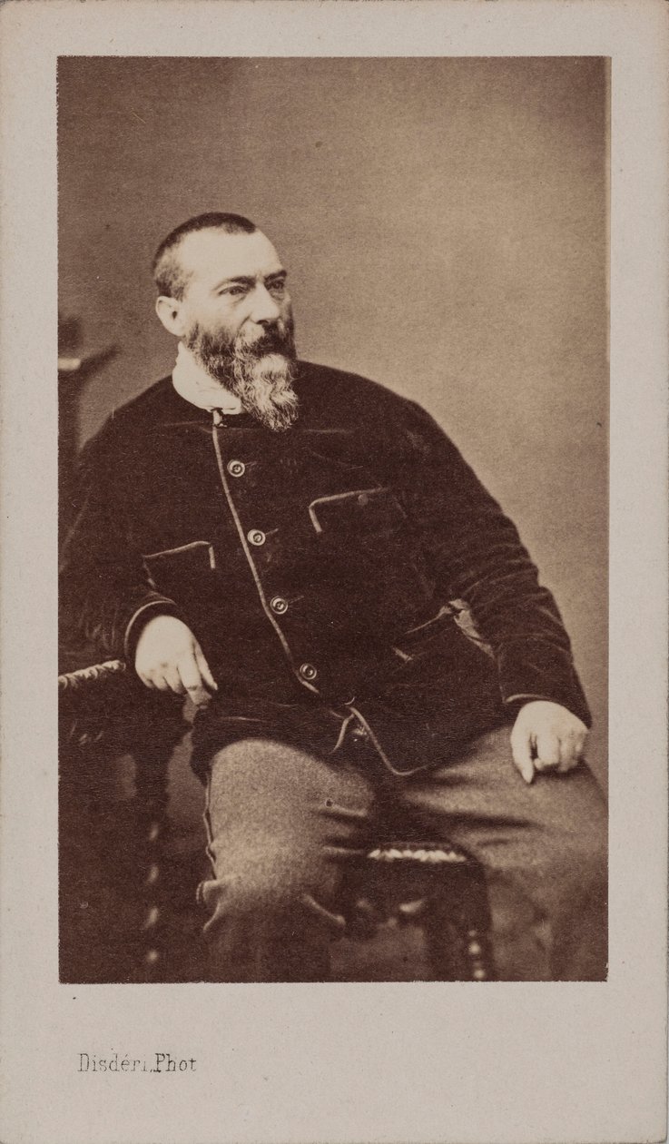 Portrait of Alphonse Karr by Andre Adolphe Eugene Disderi