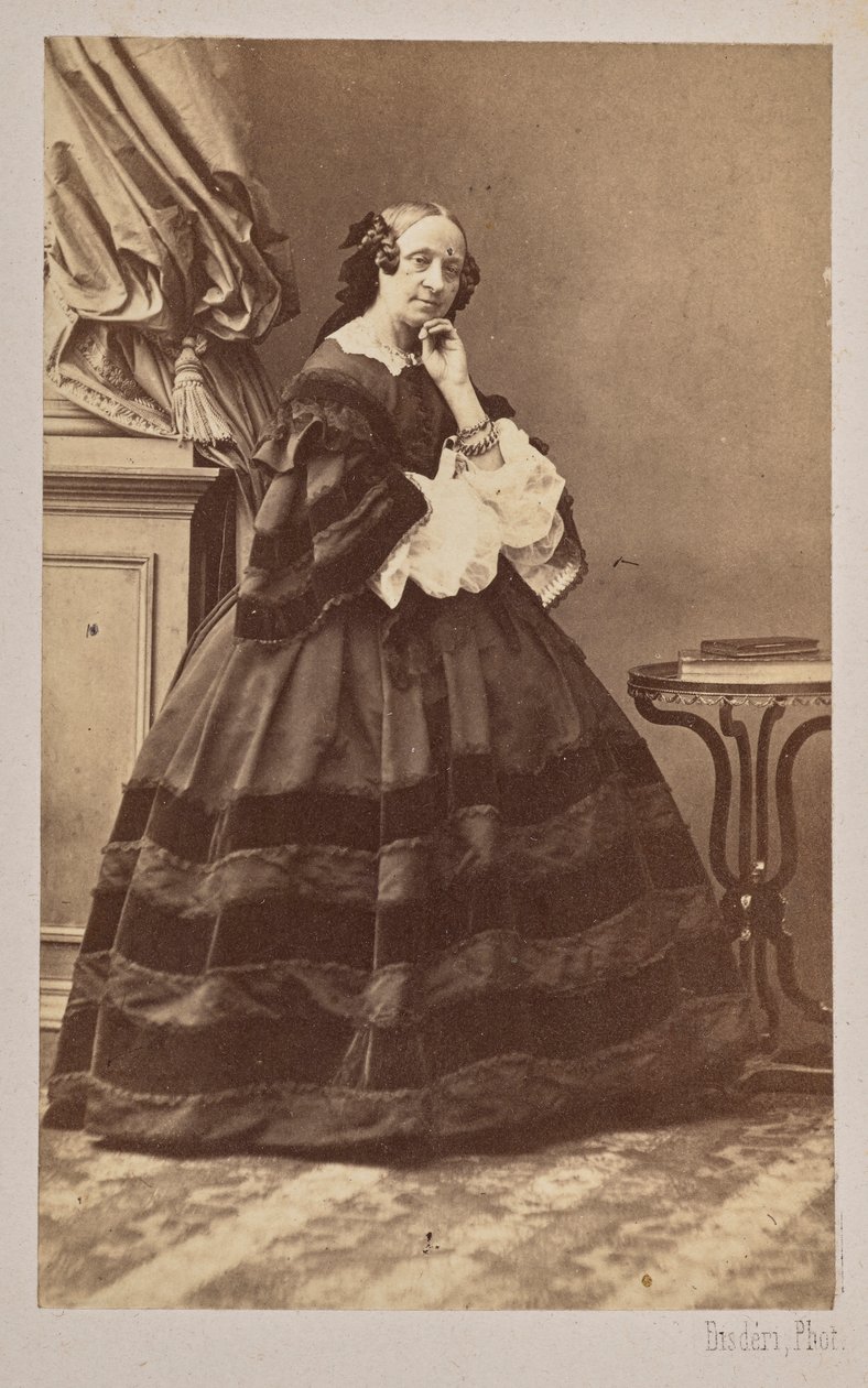 Portrait of the ballerina Marie Taglioni 1804-1884 by Andre Adolphe Eugene Disderi