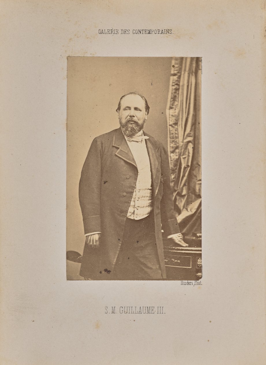 His Majesty William III by Andre Adolphe Eugene Disderi