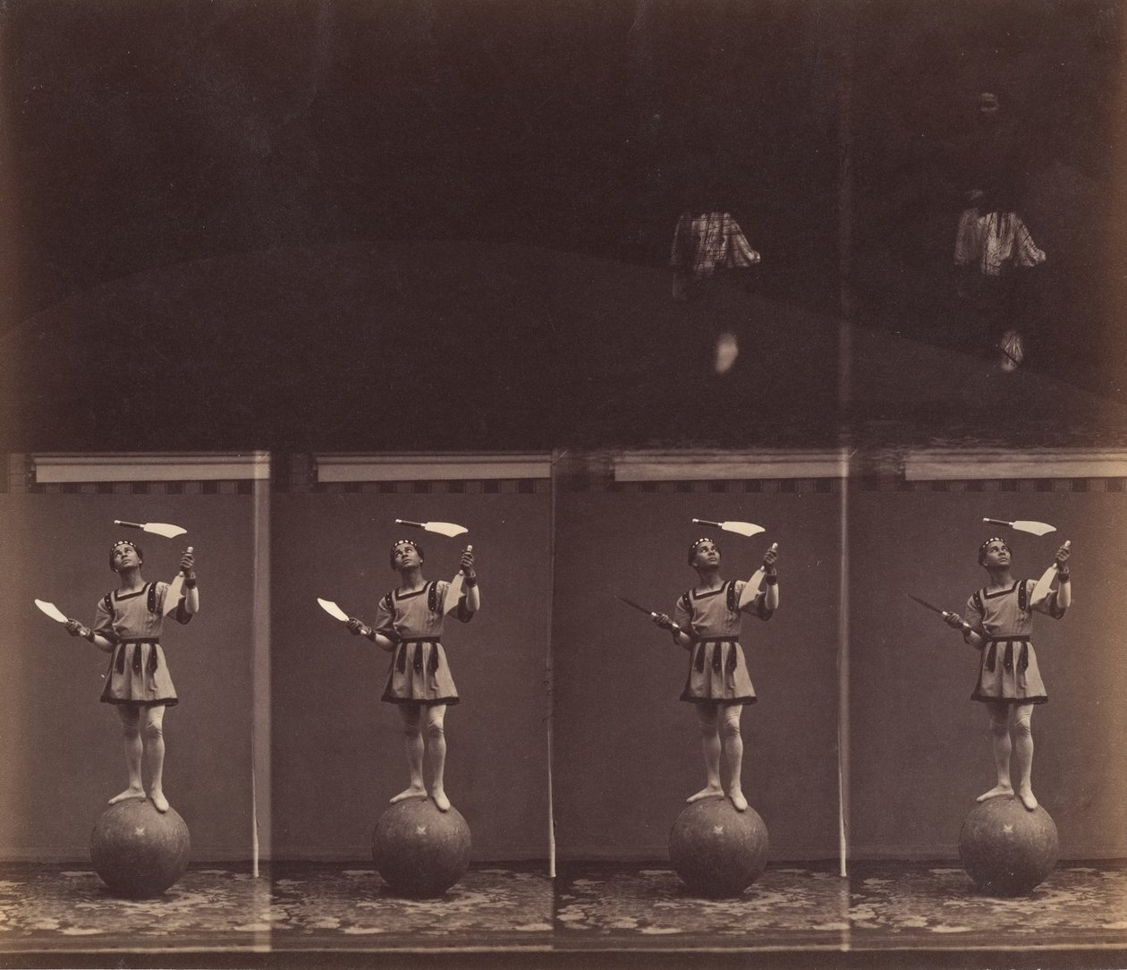 The Juggler Manoel by Andre Adolphe Eugene Disderi