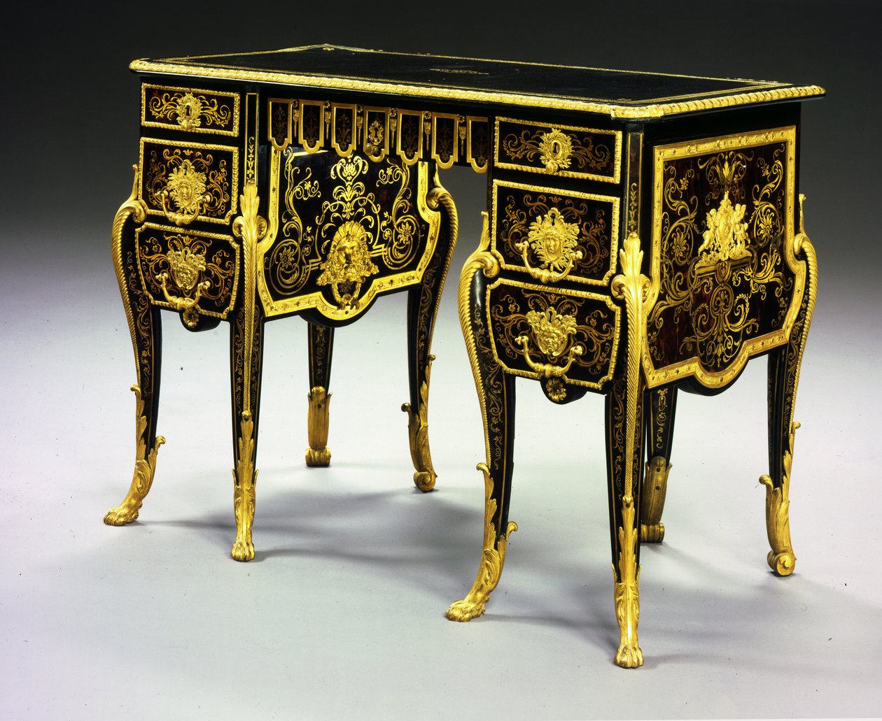 Louis XIV bureau, The Duchesse de Bourgogne Bureau by Andre Charles Boulle