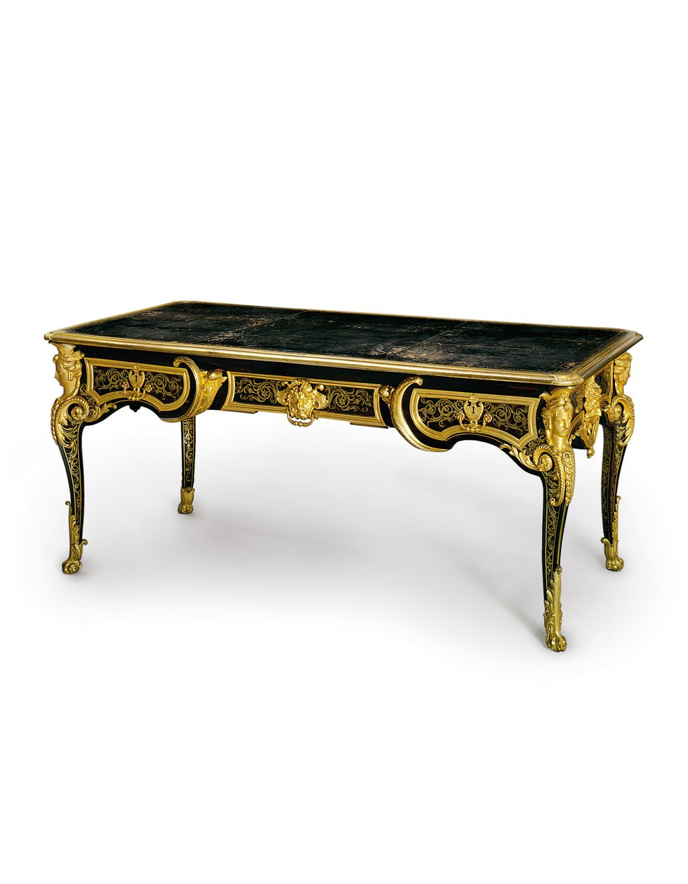 Louis XV bureau plat by Andre Charles Boulle