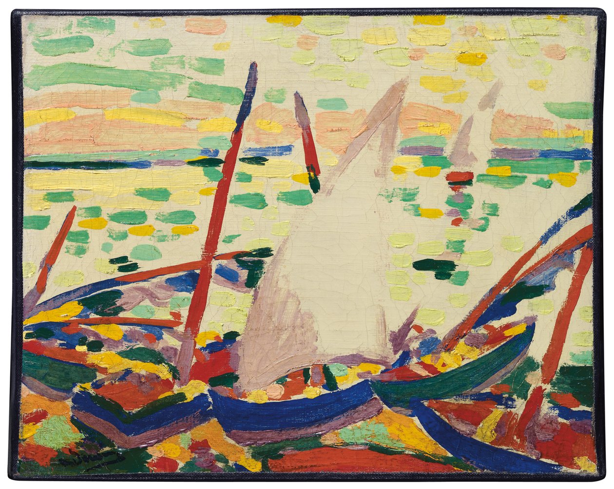 Boats on the Beach at Collioure by Andre Derain