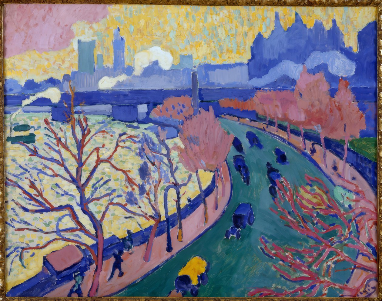 Charing Cross Bridge in London by Andre Derain