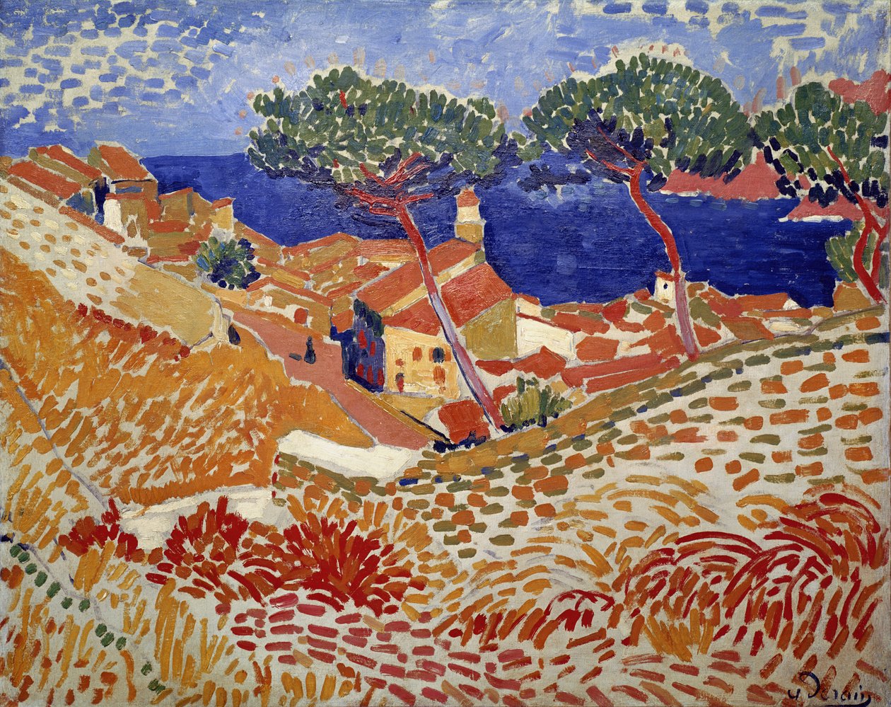 Collioure, the Village and the Sea by Andre Derain