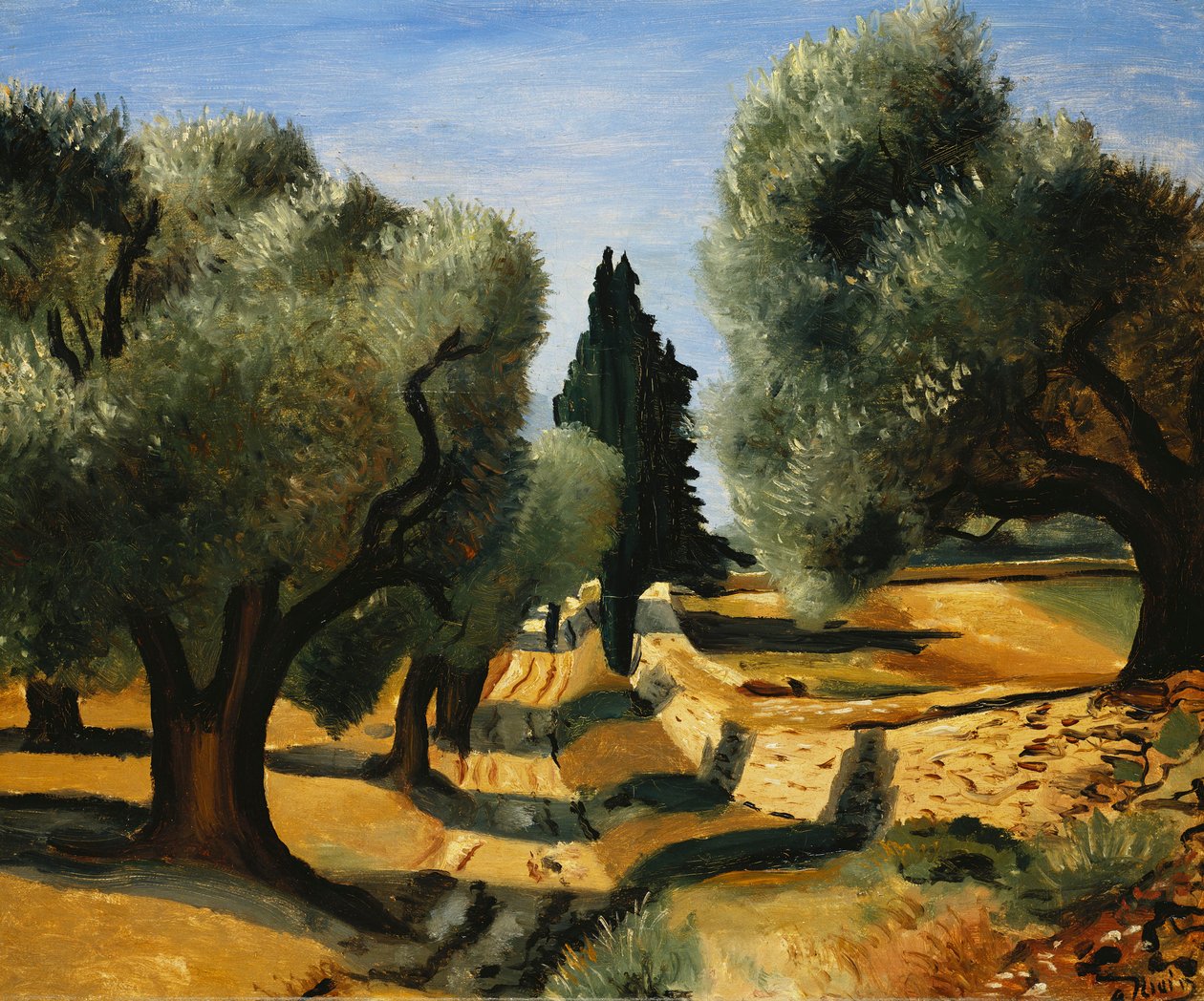 Olive Trees in Provence by Andre Derain