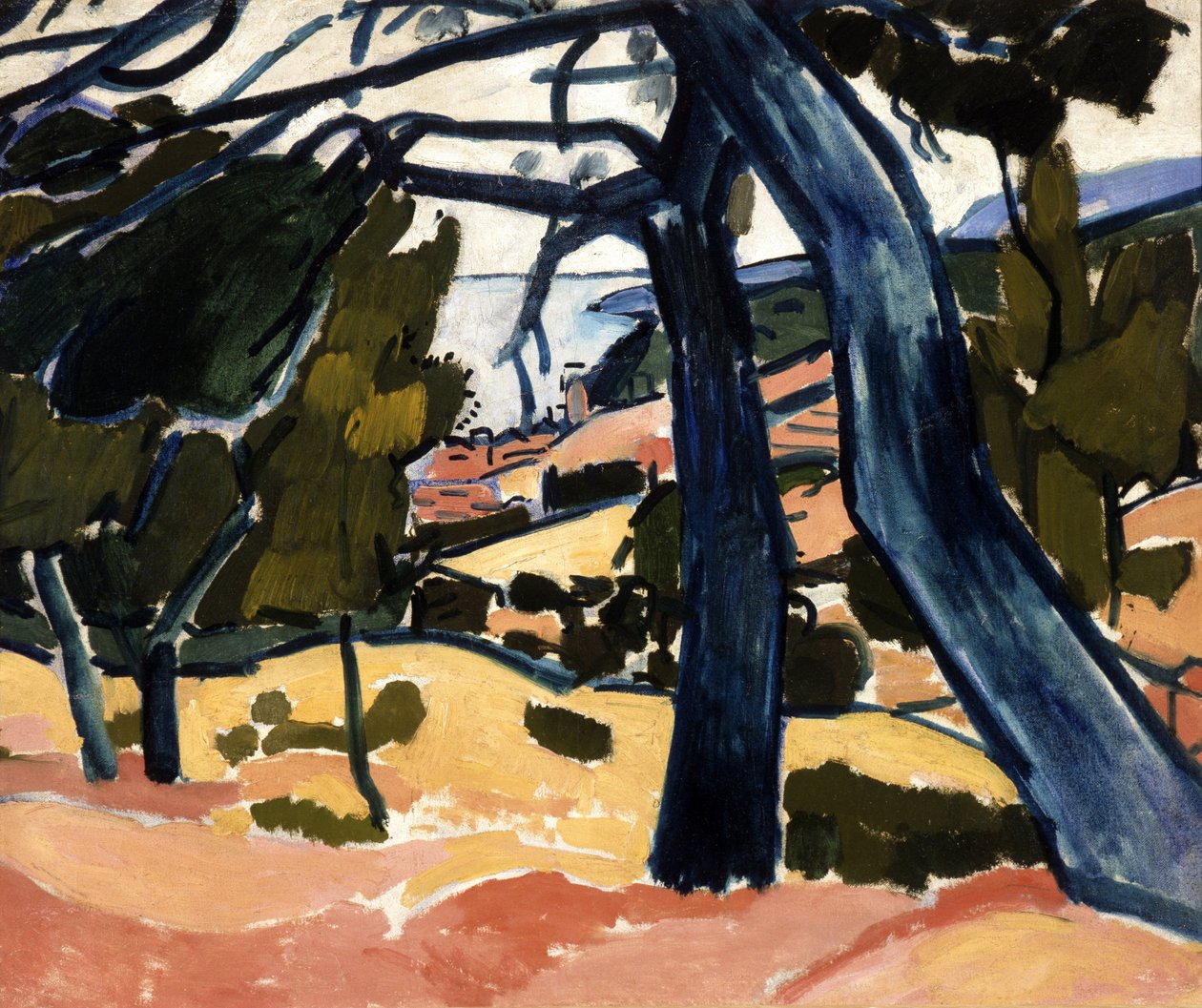 Pine Forest at Cassis by Andre Derain