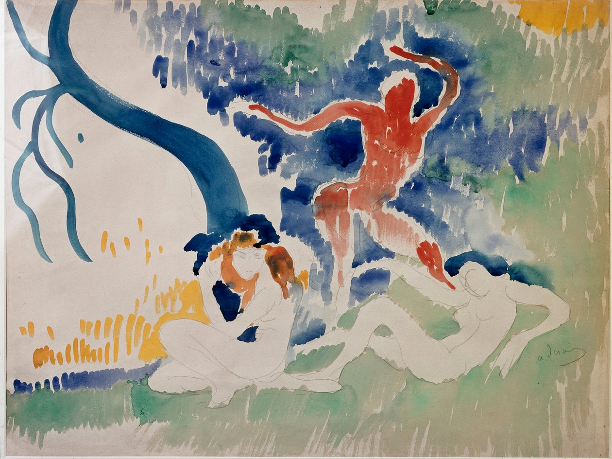 Three Dancers by Andre Derain