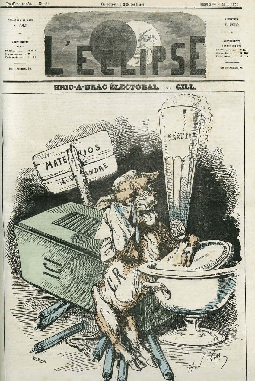 Bric a brac electoral. Cover in L