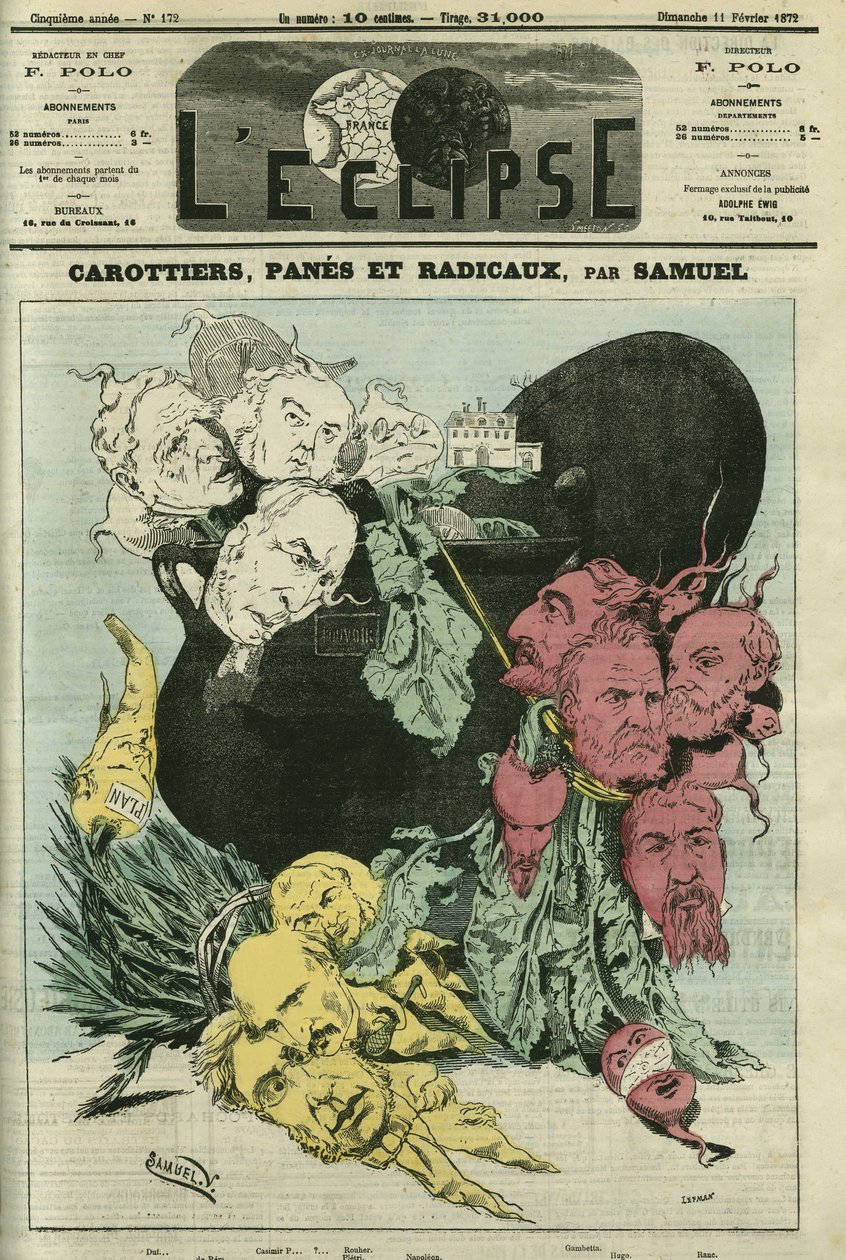 Carrots, Panes and Radicals by Andre Gill
