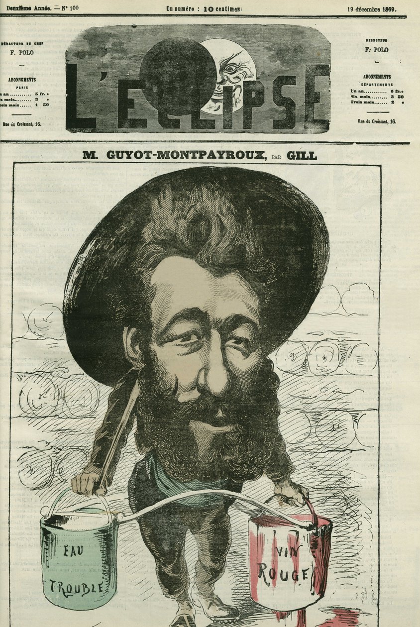 Guyot-Montpayroux, French politician by Andre Gill