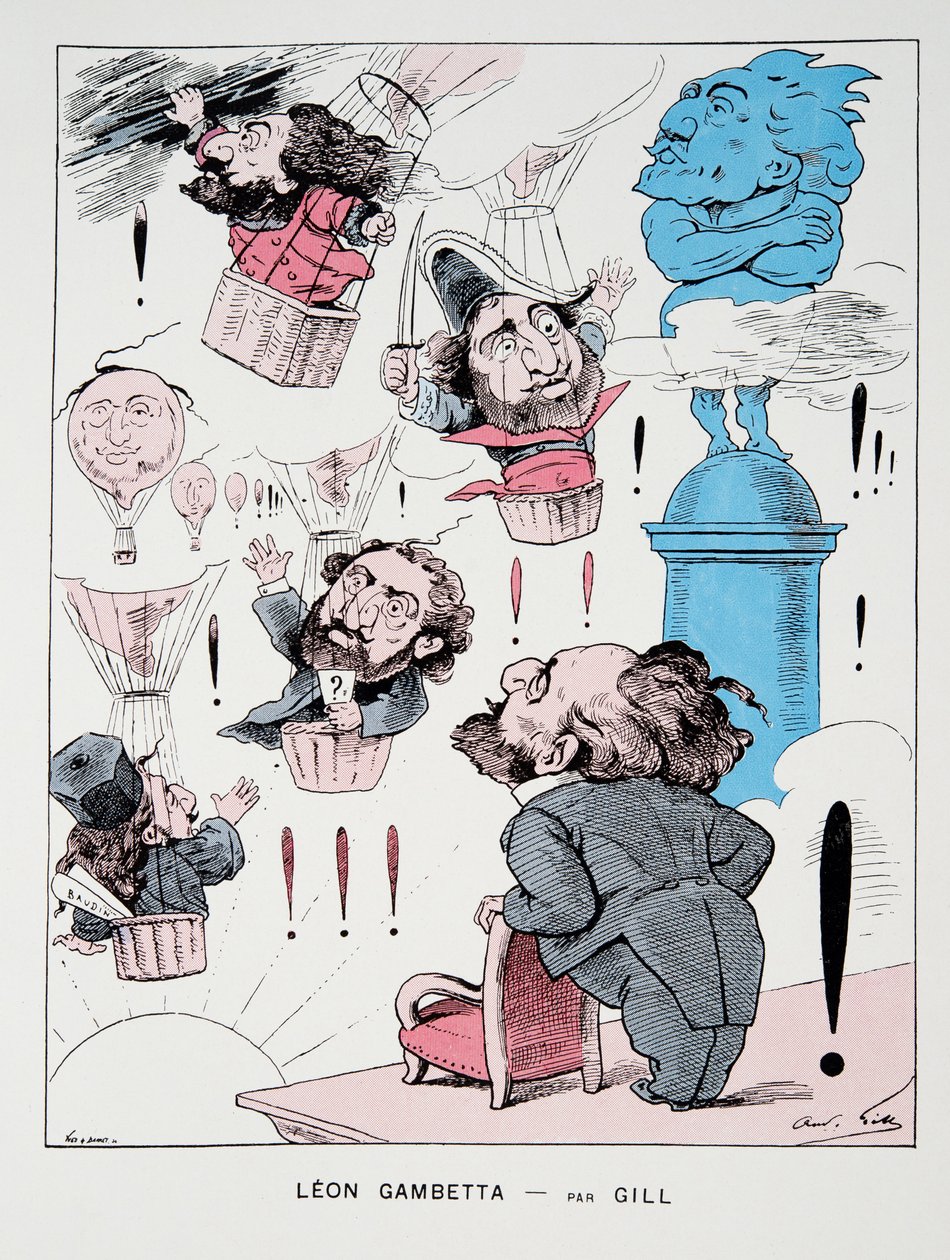 Leon Gambetta, from Histoire de la Troisieme Republique, Vol. I, l