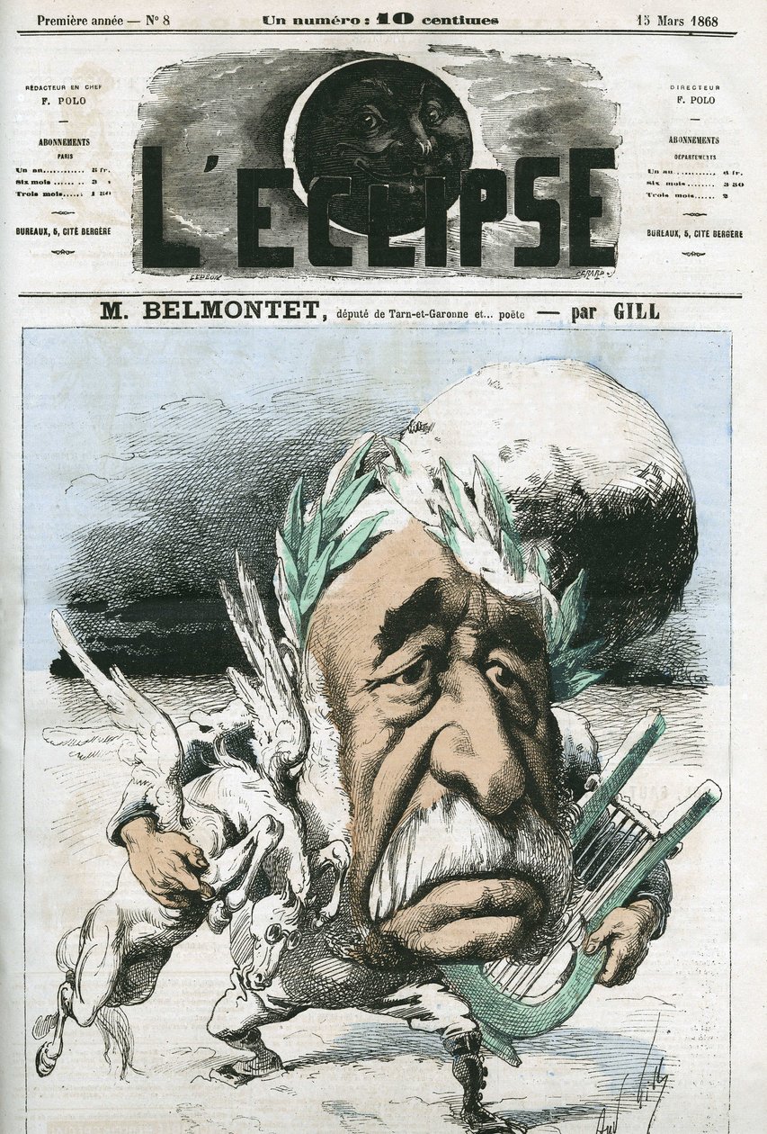 Louis Belmontet by Andre Gill