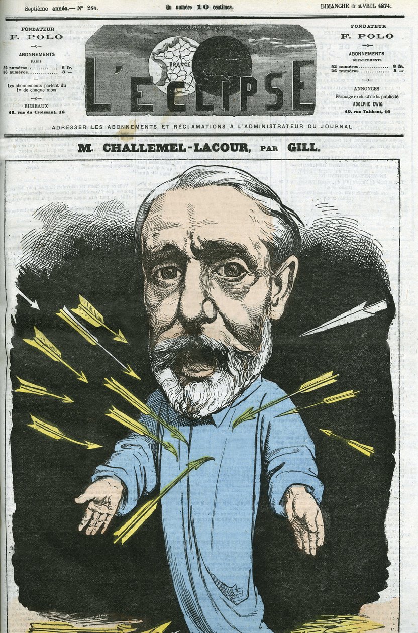 Paul-Armand Challemel-Lacour (1827-1896), Politician, Diplomat, and Historian of French Philosophy. Cover in 