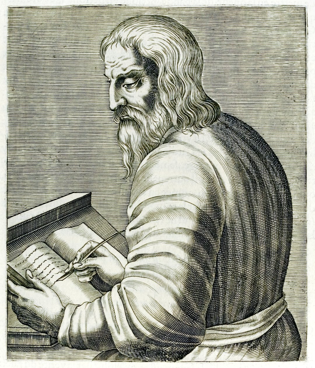 George of Trebizond, from True Portraits by André Thévet published in 1594 by Andre Thevet
