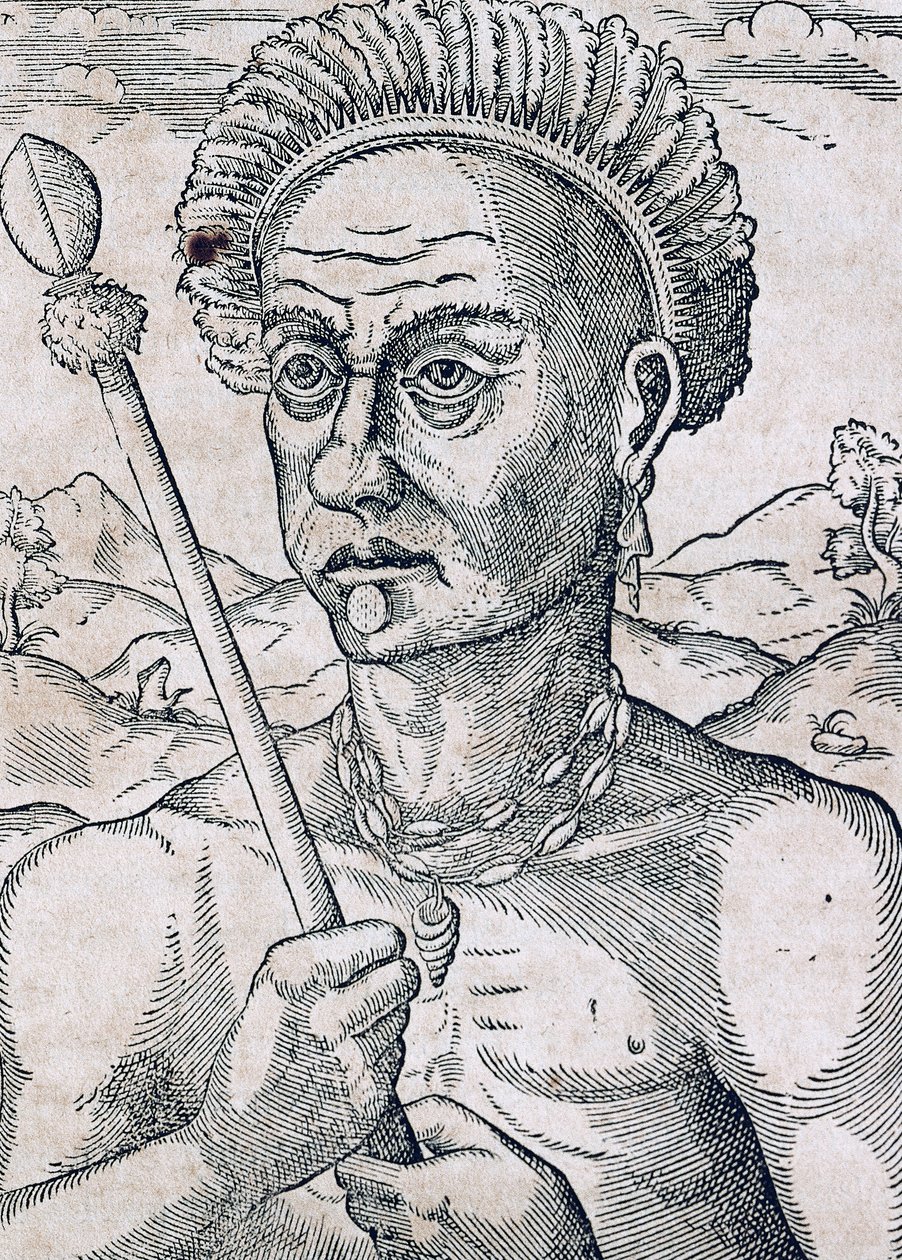King Quoniambec, Brazil, from Universal Cosmology by Andre Thevet