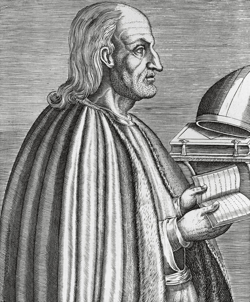 Portrait of Anselm of Canterbury, Also Known as Anselm of Aosta, Saint, Theologian and Doctor of the Church, Archbishop of Canterbury, Engraving by Andre Thevet by Andre Thevet