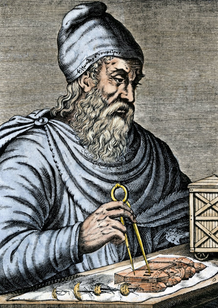 Archimedes of Syracuse Using a Sliding Foot for the Plans of the ...