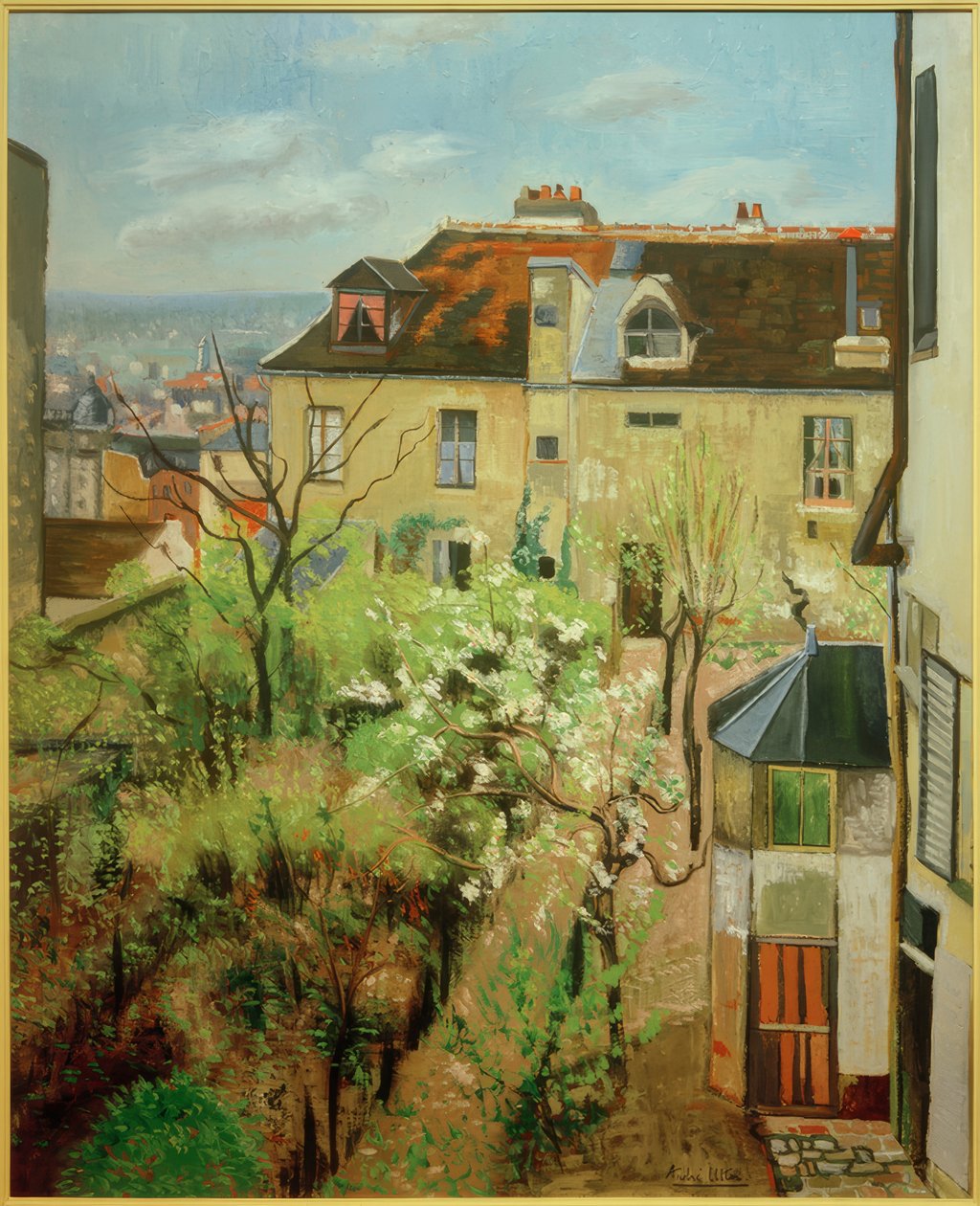 The Garden of the House of Utrillo by Andre Utter