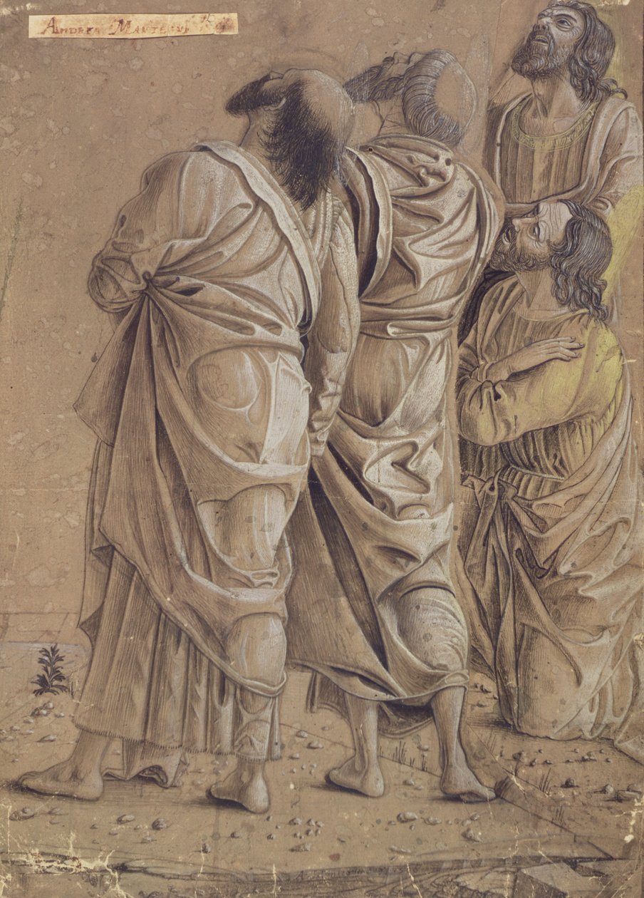 Group of Apostles from the Ascension of Christ by Andrea Mantegna