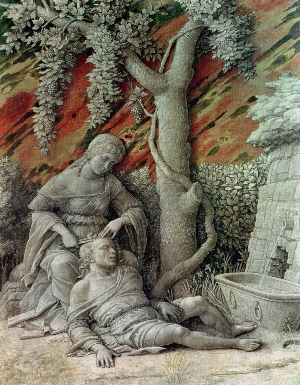 Samson and Delilah by Andrea Mantegna