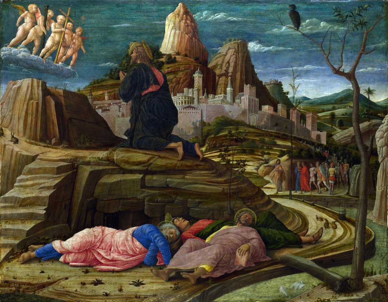 The Agony in the Garden by Andrea Mantegna